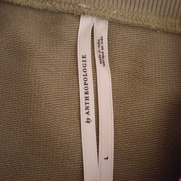 Anthropologie Embroidered Short Sleeve Sweatshirt - Picture 7 of 13